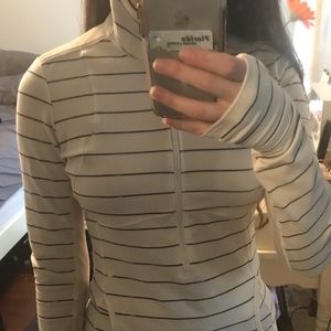 Lululemon striped jacket- please read size desc